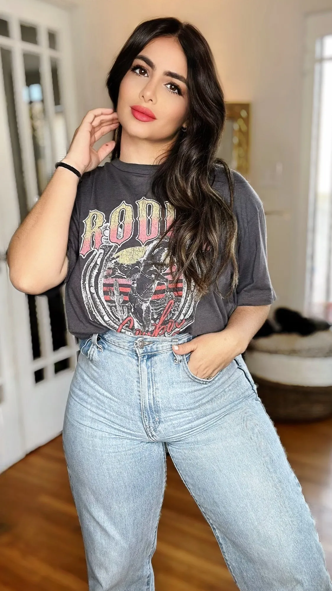 Rodeo Graphic Oversized T-Shirt