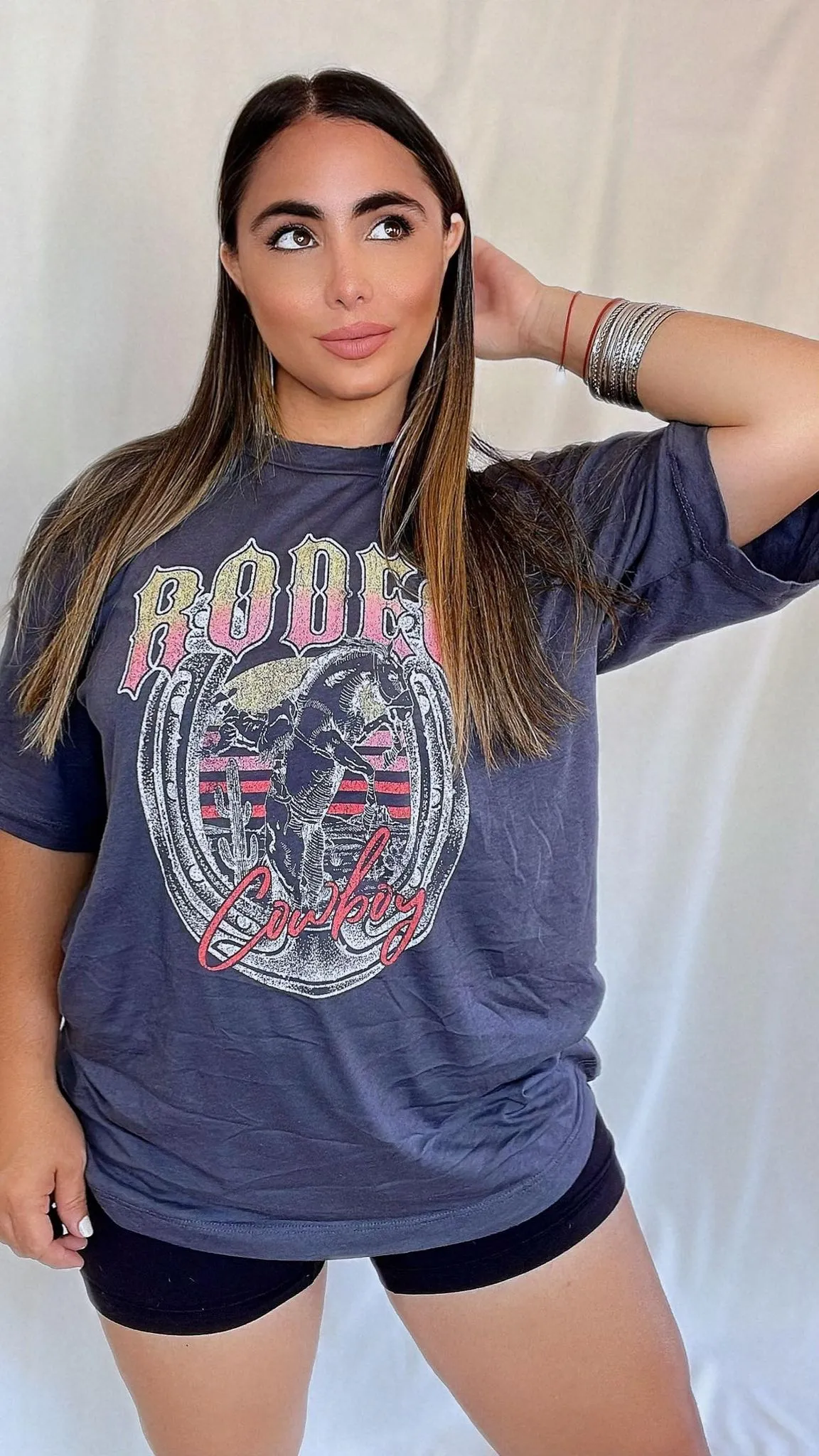 Rodeo Graphic Oversized T-Shirt