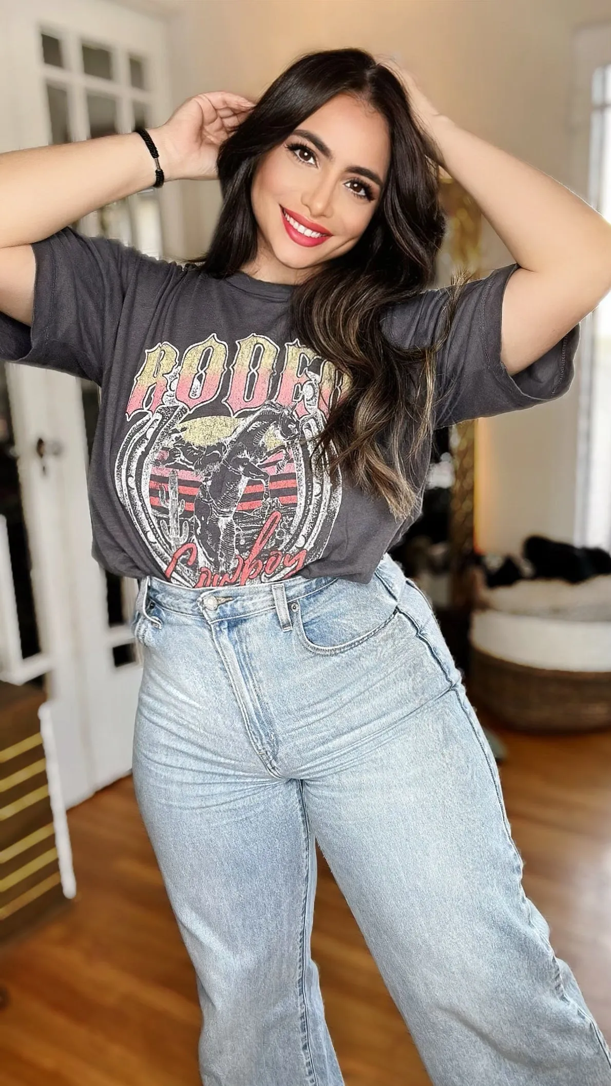 Rodeo Graphic Oversized T-Shirt