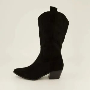 Rosetta Sueda Boots - Black