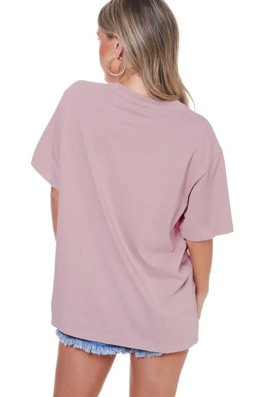 The Rose Boots & Bows Tee  S-L