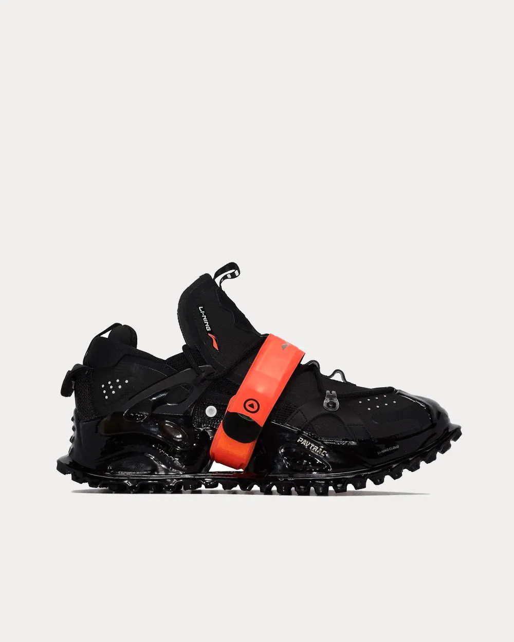 Titan Halo Chunky Black Low Top Sneakers