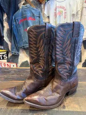 Vintage 1960's-70s Justin Boots, 8-8.5d