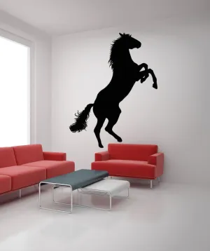 Vinyl Wall Decal Sticker Bucking Horse #OS_MB427