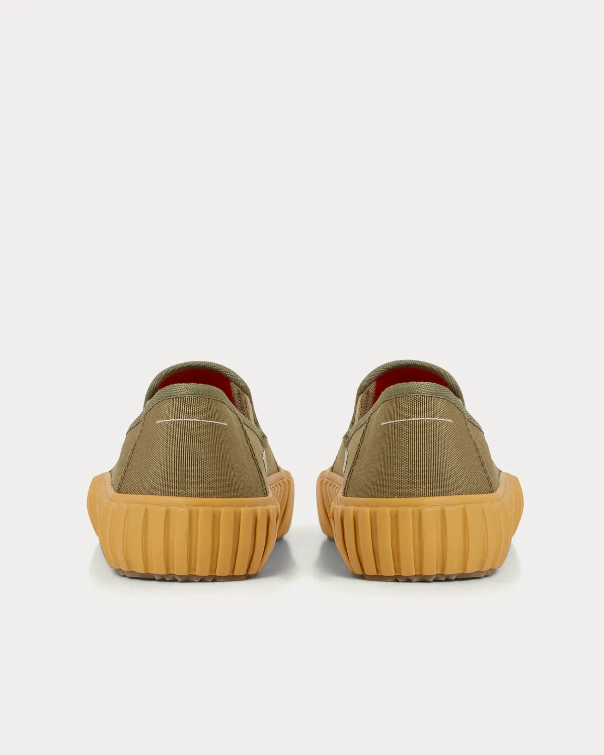 Vulcanized Khaki Low Top Sneakers