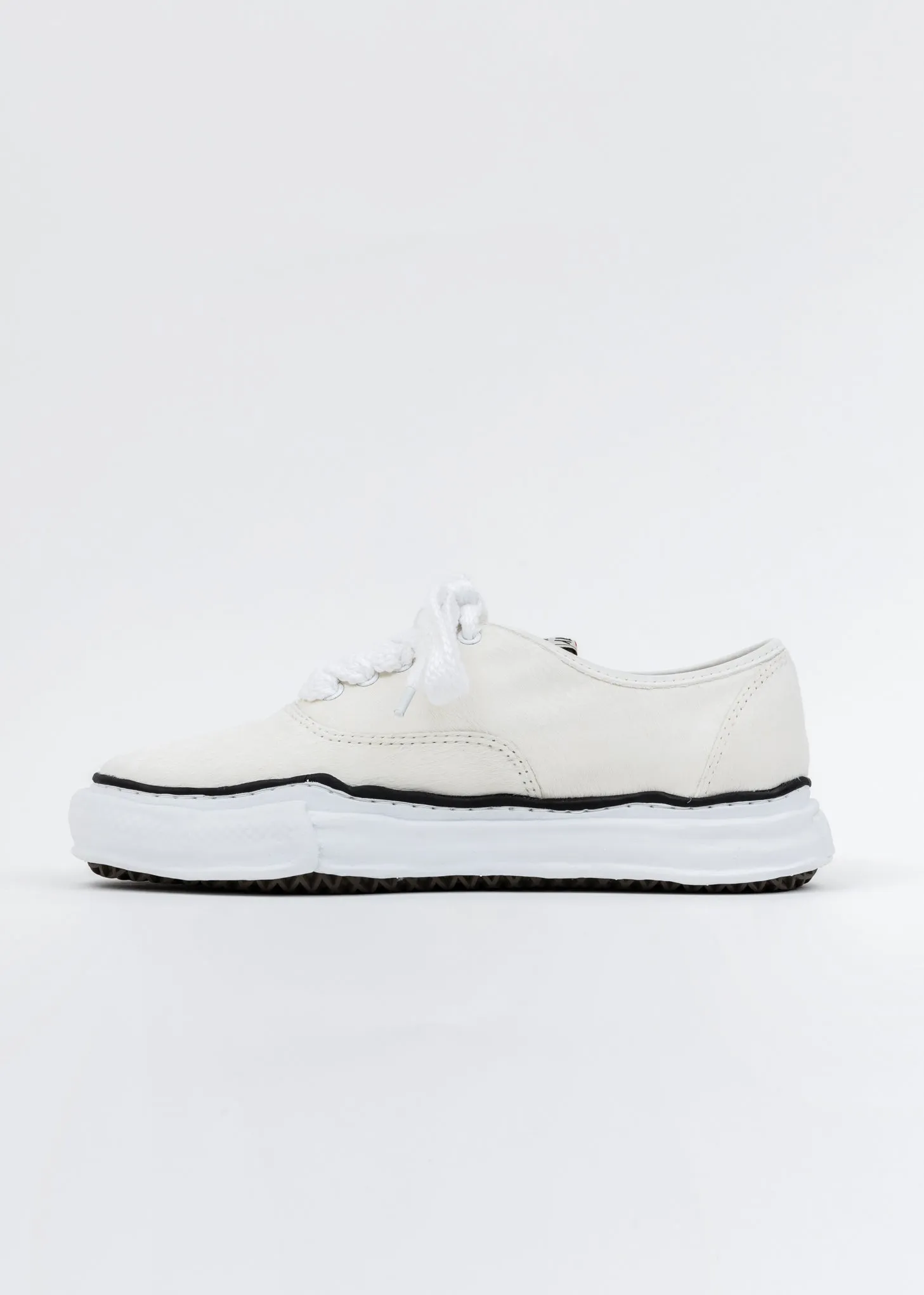 White Ponyskin Original Sole Sneaker (Barker)