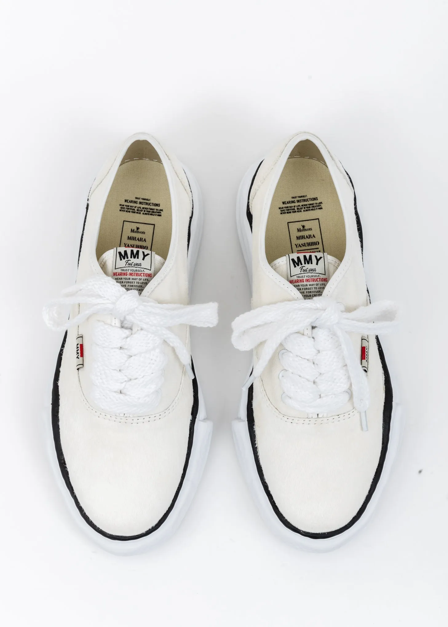 White Ponyskin Original Sole Sneaker (Barker)