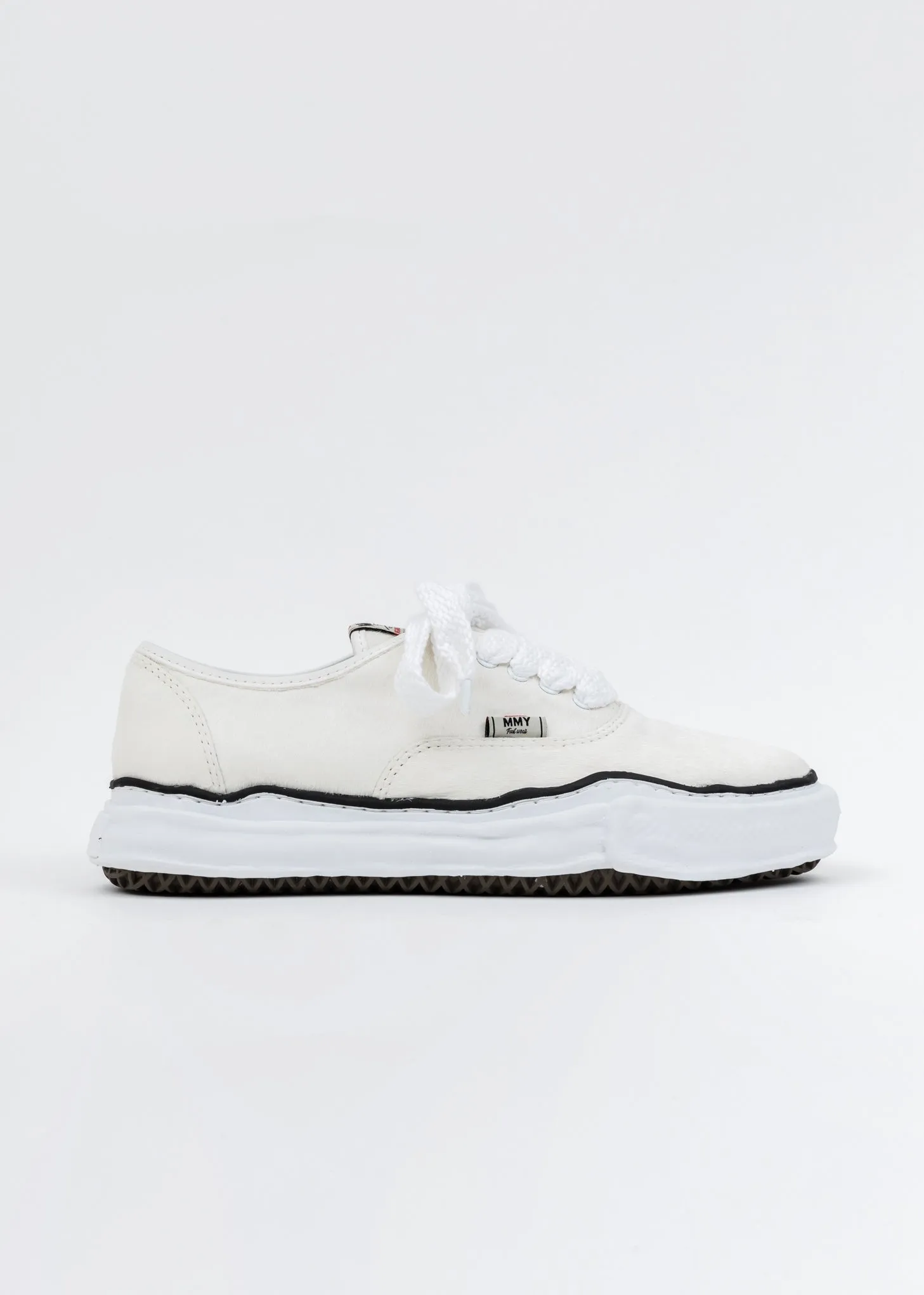 White Ponyskin Original Sole Sneaker (Barker)