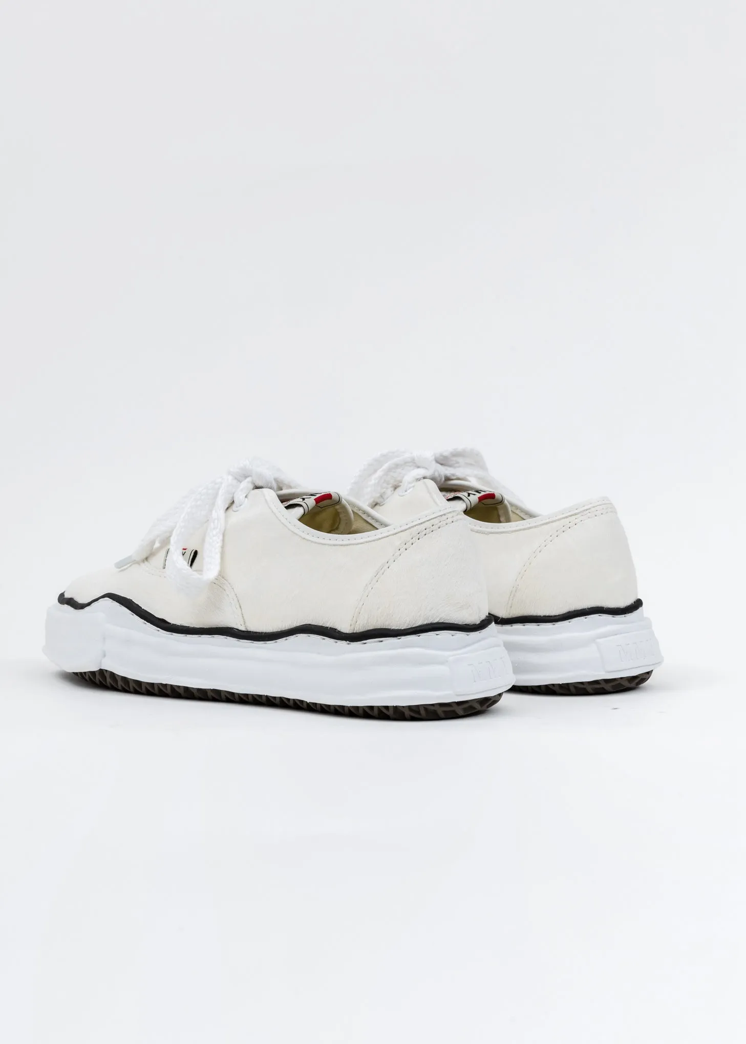 White Ponyskin Original Sole Sneaker (Barker)