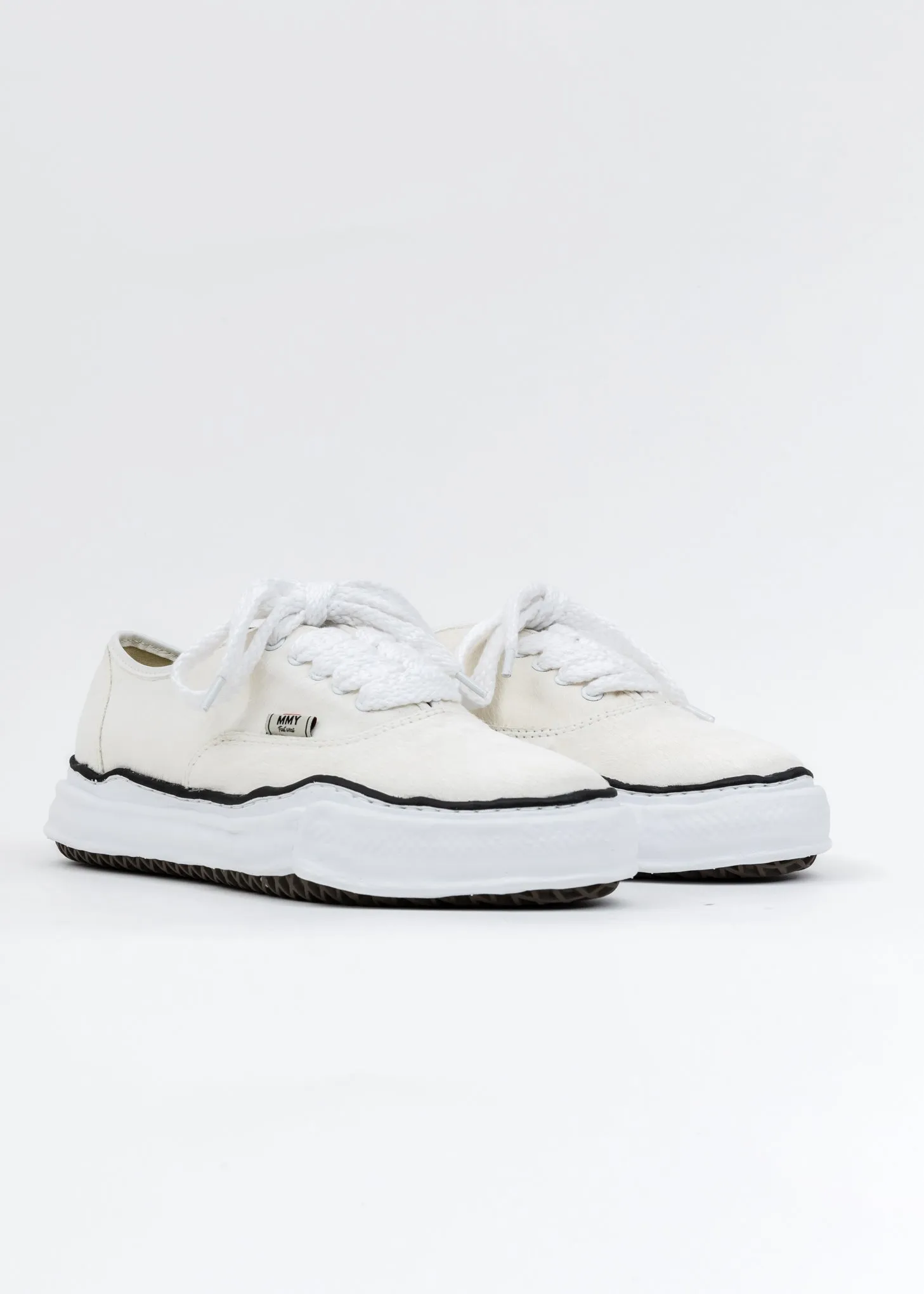 White Ponyskin Original Sole Sneaker (Barker)