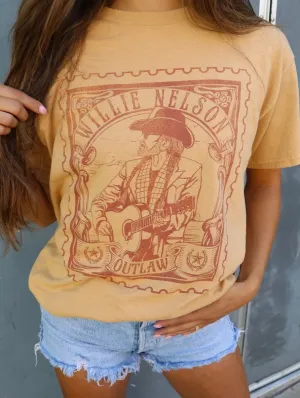 Willie Nelson Stamp Licensed Graphic Tee