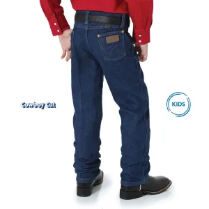 Wrangler Junior Boys Original Pro Rodeo Jeans | Slim Cut | Prewashed Indigo