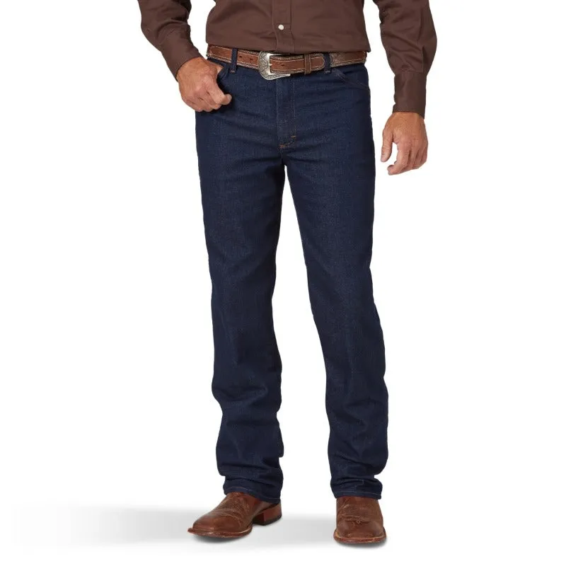 Wrangler Men's Cowboy Cut Slim Fit Active Flex Jean, Prewashed Indigo